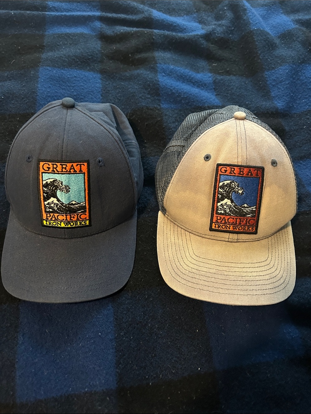 Patagonia Great Pacific Iron Works patch hats (trucker and Roger that) SP11